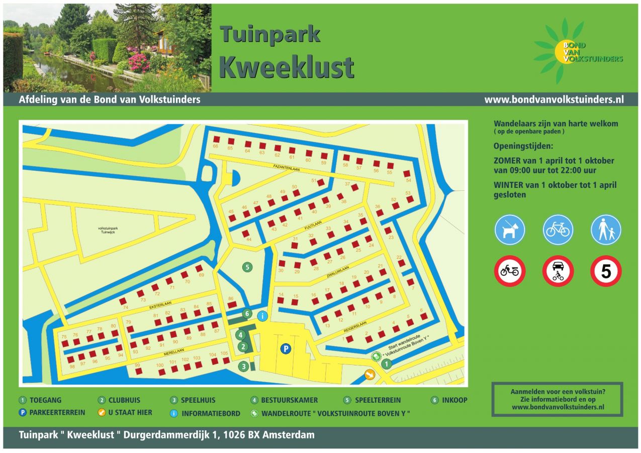        plattegrond Kweeklust